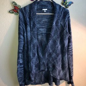 Sonoma Cardigan, Large, Heathered/Marled Blue, pre-owned, pet/smoke free home